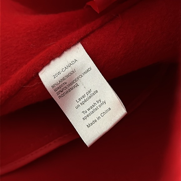 Mes Demoiselles Red Wool Jacket - Picture 4 of 6